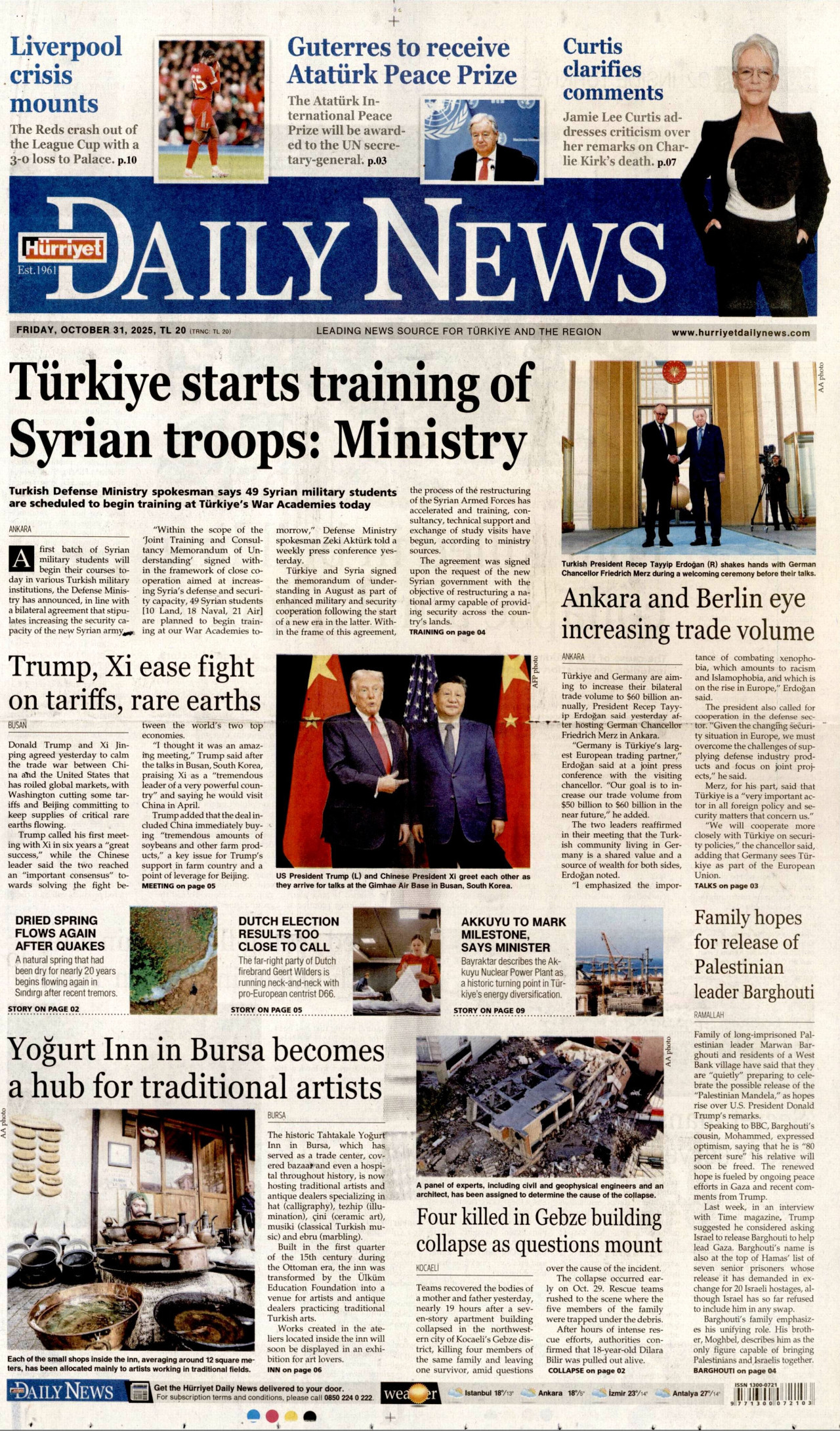 Hürri̇yet Dai̇ly News