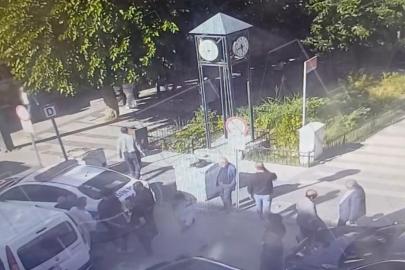 1 milyon liralık dolandırıcılık girişimi güvenlik kamerasına böyle yansıdı