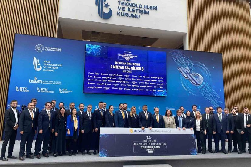 5G Yetkilendirme İhalesi’nde toplam ihale bedeli 3 milyar 534 milyon dolar oldu