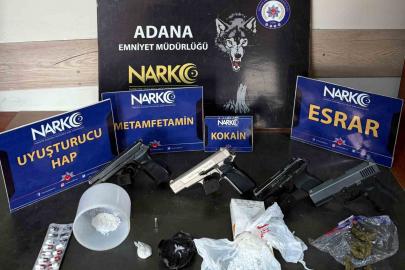 Adana’da uyuşturucu operasyonu: 5 tutuklama