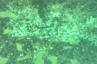 Adıyaman’da 12 bin yıllık kaya resimleri su altında görüntülendi