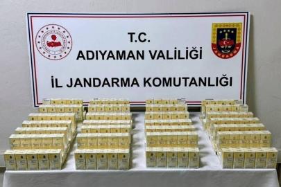 Adıyaman’da 530 paket kaçak sigara ele geçirildi