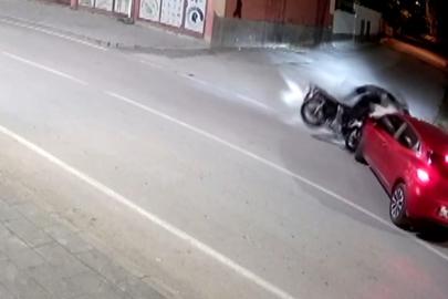 Afşin’de otomobil ile motosiklet çarpıştı: 1 yaralı