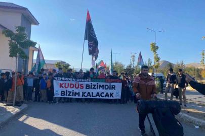 Ağrı’da Gazze ve Aksa Tufanı’na destek yürüyüşü düzenlendi