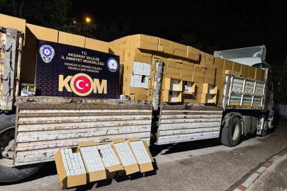 Aksaray’da 26 milyonluk kaçakçılık operasyonu