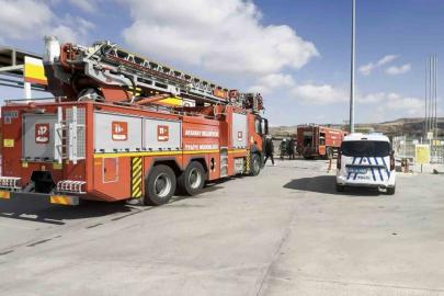 Aksaray’da akaryakıt istasyonundaki yangın korkuttu
