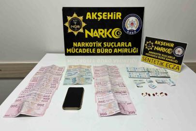 Akşehir’de polisten uyuşturucu operasyonu: 1 gözaltı
