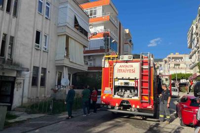 Alanya’da evin banyosunda çıkan yangın korkuttu