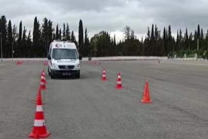 Ambulans sürücülerine ASGE eğitimi verildi