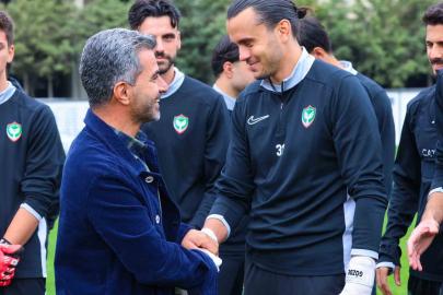 Amed Sportif Faaliyetler’in yeni başkanı, takımı ziyaret etti