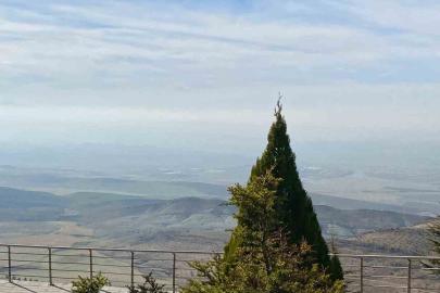 Ankara’nın simge noktası Duatepe’de sis görsel şölen oluşturdu