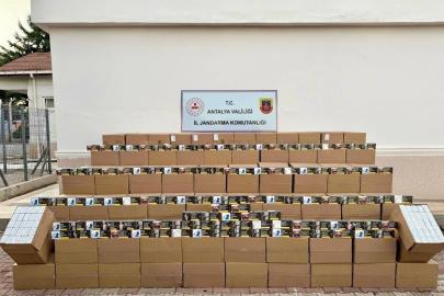 Antalya’da 5 milyon makaron ele geçirildi