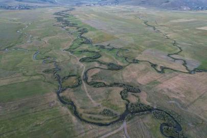 Ardahan’da Menderesler havadan görüntülendi