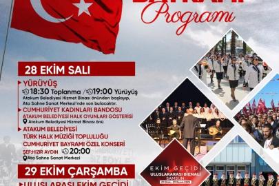 Atakum’da 29 Ekim’e özel kutlama