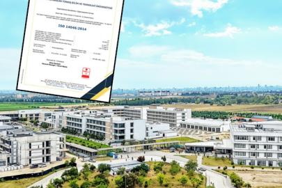 ATÜ su ayak izi belgesi aldı