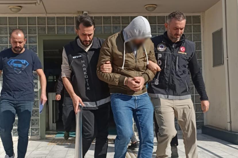 Aydın’da bin 800 gram uyuşturucu madde ele geçirildi