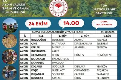 Aydın’da ’çiftçi buluşmaları’ sürüyor