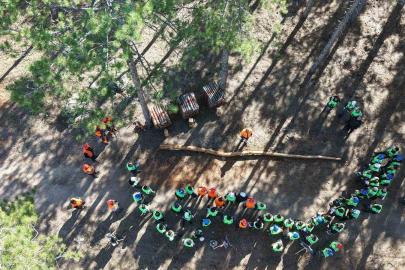 Aydın’da ormancılardan tatbikat