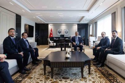 Bakan Fidan, TÜRKPA Genel Sekreteri Büyükelçi Hasan’ı kabul etti