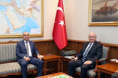 Bakan Güler Tacikistan’ın Ankara Büyükelçisi İmomi’yi kabul etti