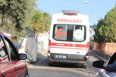 Balkondan düştüğü sanıldı fenalaştığı ortaya çıktı