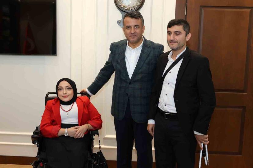 Başkan Doğan’dan engelli sporculara destek