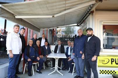 Başkan Ekim’den taksici esnafını ziyaret