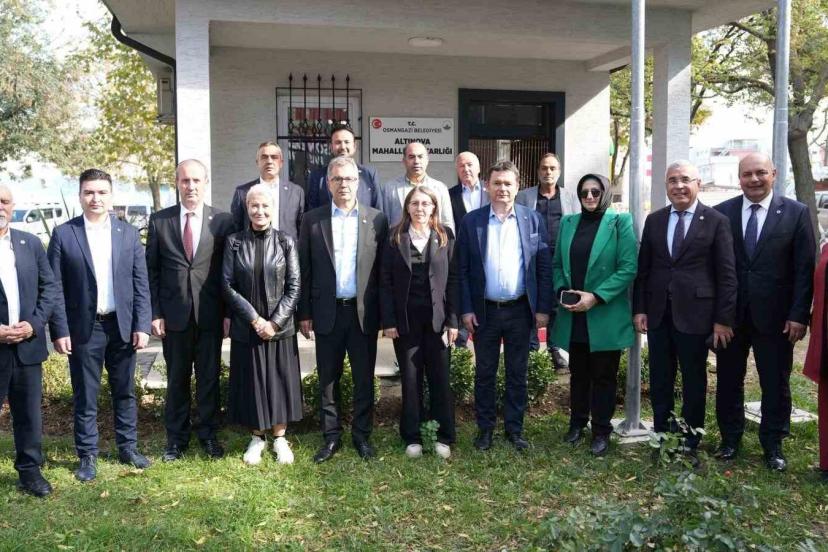 Başkan Erkan Aydın’dan Altınova Mahallesi’ne ziyaret