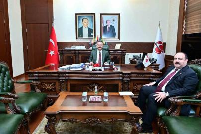 Başkan Hamamcı Vali Aksoy’a projeler hakkında bilgi verdi