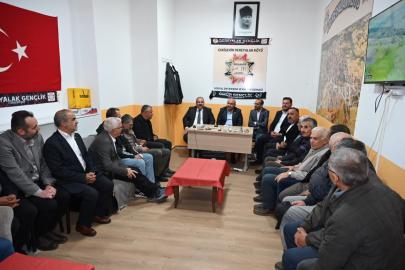 Başkan Hamamcı ve AK Parti heyeti, Dereyalaklılar Derneği’nde talepleri dinledi