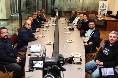 Başkan Kahveci, basınla buluştu, belediyenin 3 aylık faaliyetlerini değerlendirdi