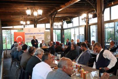 Başkan Yalçın: "Muhtarlarımızla gönül gönüleyiz"