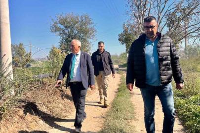 Başkan Yıldırımkaya, ova yollarında incelemelerde bulundu