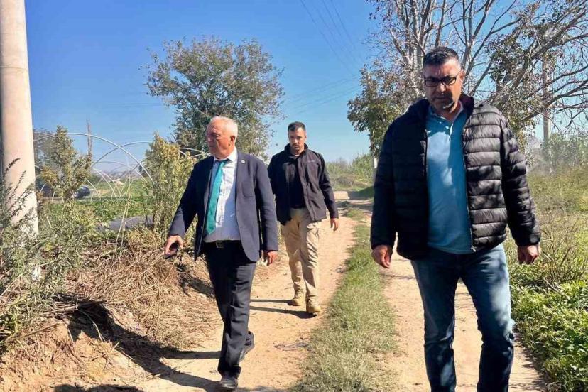 Başkan Yıldırımkaya, ova yollarında incelemelerde bulundu