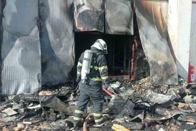 Batman’da dondurma fabrikasında yangın