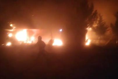 Batman’da faciadan dönüldü: Restoran yangınında içerideki tüpler çıkarıldı