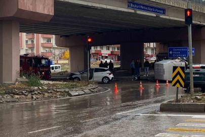 Bayburt’ta trafik kazası: 3 yaralı
