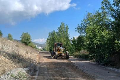 Bayırköy’de arazi yolları yenilendi