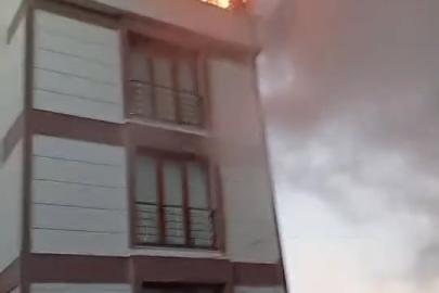 Biga’da ev yangını