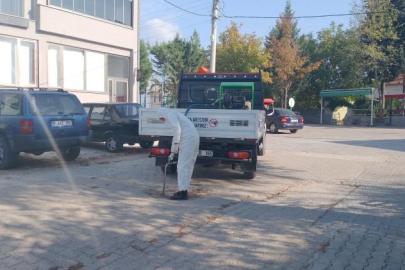 Bilecik’te kışlak ilaçlama çalışmaları sürüyor