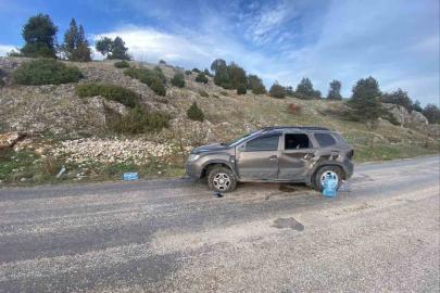 Bilecik’te takla atan araçta 2 kişi yaralandı