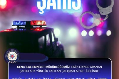 Bingöl’de hakkında 4 yıl kesinleşmiş hapis cezası bulunan şahıs yakalandı