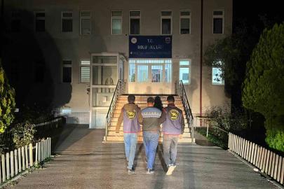 Bolu’da 13 yıl kesinleşmiş hapis cezası bulunan aranan şahıs yakalandı