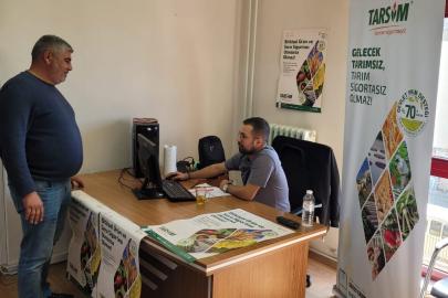 Buharkent’te üreticiler tarım sigortası konusunda bilgilendirildi
