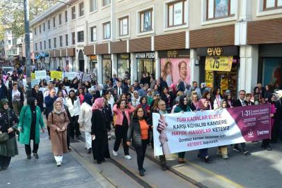Bursa surlarında ‘Meme kanseri’ farkındalığı