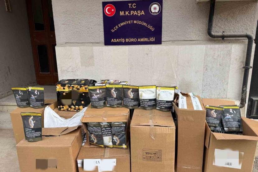 Bursa’da binlerce makaron ve bandrolsüz ürün ele geçirildi