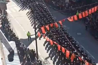 Bursa’da gurur veren görüntüler