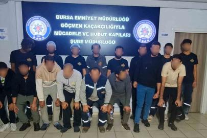 Bursa’da kaçak göçmen operasyonu