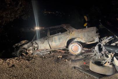 Bursa’da korkunç kaza: Araç alev aldı, yangın ormana sıçradı