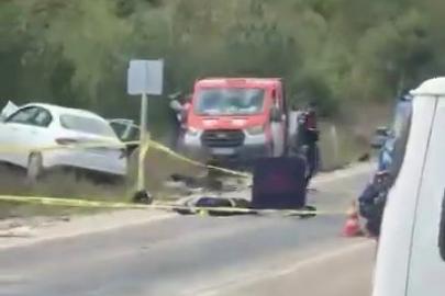 Bursa’da otomobil ile motosiklet kafa kafaya çarpıştı: 1 ölü, 1 yaralı